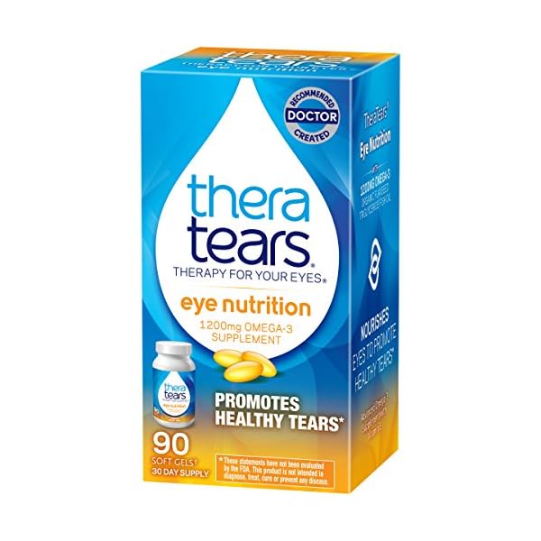 TheraTears Omega 3 Supplement, 1200mg, 90 ct (Pack of 1)