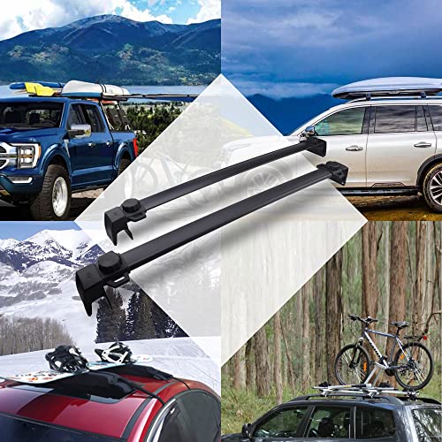 Richeer Roof Rack Cross Bars Fit For 2017 2018 2019 2020 2021 Compass Mp With Side Rails, Aluminum Cross Bar For Cargo Racks Rooftop Luggage Bicycle Roof Bag #TOP6