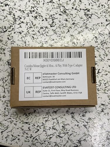 Cooidea Mouse Jiggler USB Mouse Mover, 4 Modalità