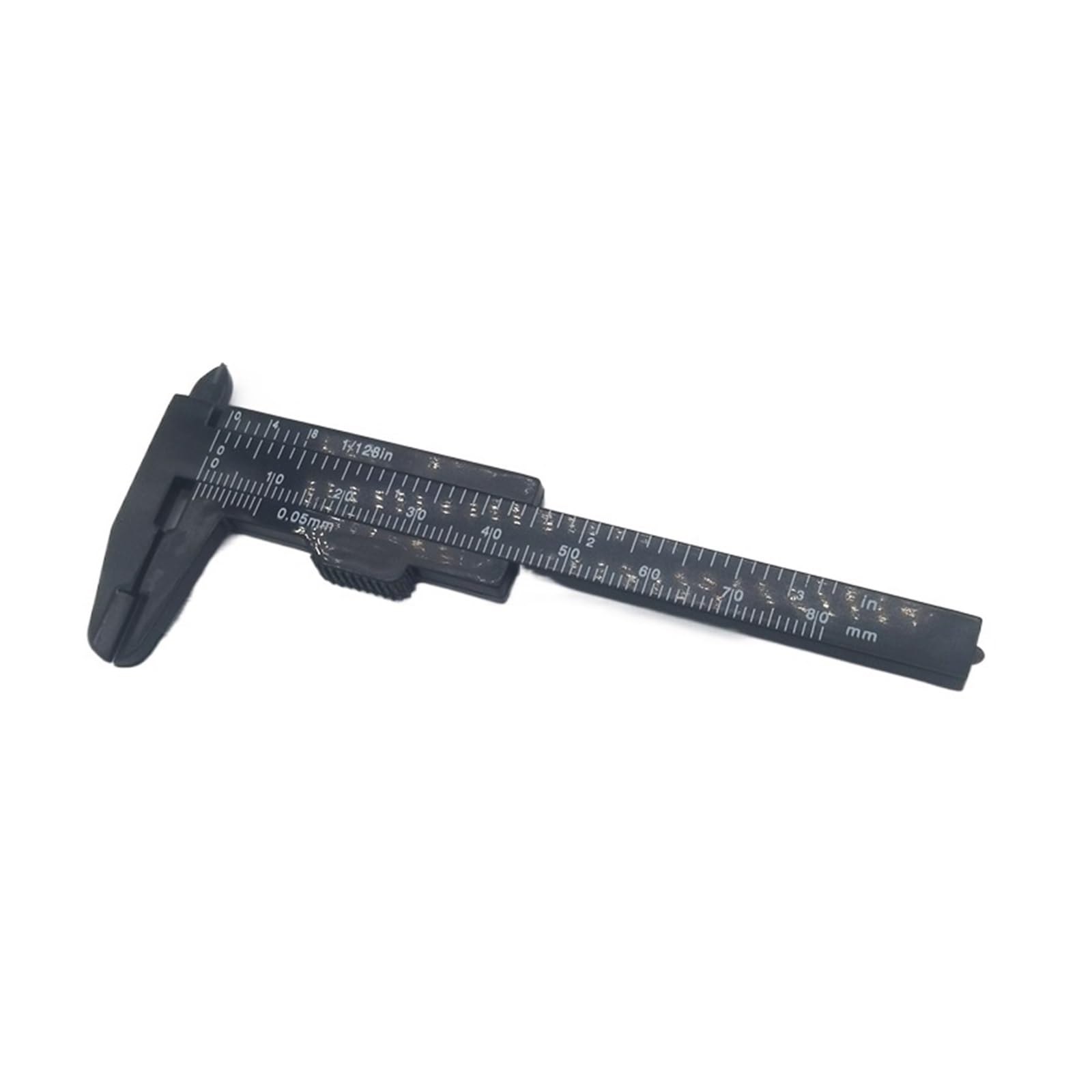BDAYEK Vernier calipers Vernier Caliper 80mm Plastic Dial Gauge Micrometer Measuring Ruler Inside Diameter Depth Tool(Black)