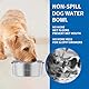 RYAKKA 1L Wassernapf Hund Ohne Sabbern Edelstahl Reisenäpfe No Spill Drinking Bowl, Leak-Proof Slow Feeder Hundenäpfe für kleine und mittel Hunde und Katzen