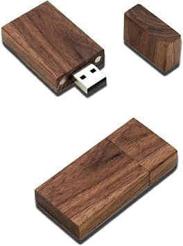 USB-Speicherstick aus Holz 3.0 8 GB Walnussholz 10 Stück
