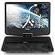 Lenco DVP-901BK 9 Zoll (22,5cm) DVD-Player mit Bildschirm,C 12V Fahrzeugadapter und Fernbedienung Schwarz