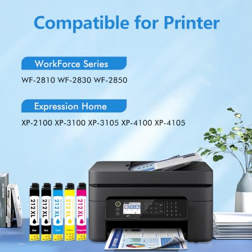 Image of Remanufactured for 212 Ink Cartridge for 212XL for Epson XP-4105 Printer
