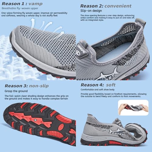 Jarv Cooling Comfort Sneaker, Soft Bottom Comfy Casual Anti-Slip Sneakers, Slip On Summer Walking Shoes4