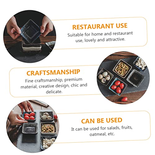 Juego de 5 platos de cerámica estilo japonés para sushi miniatura 3