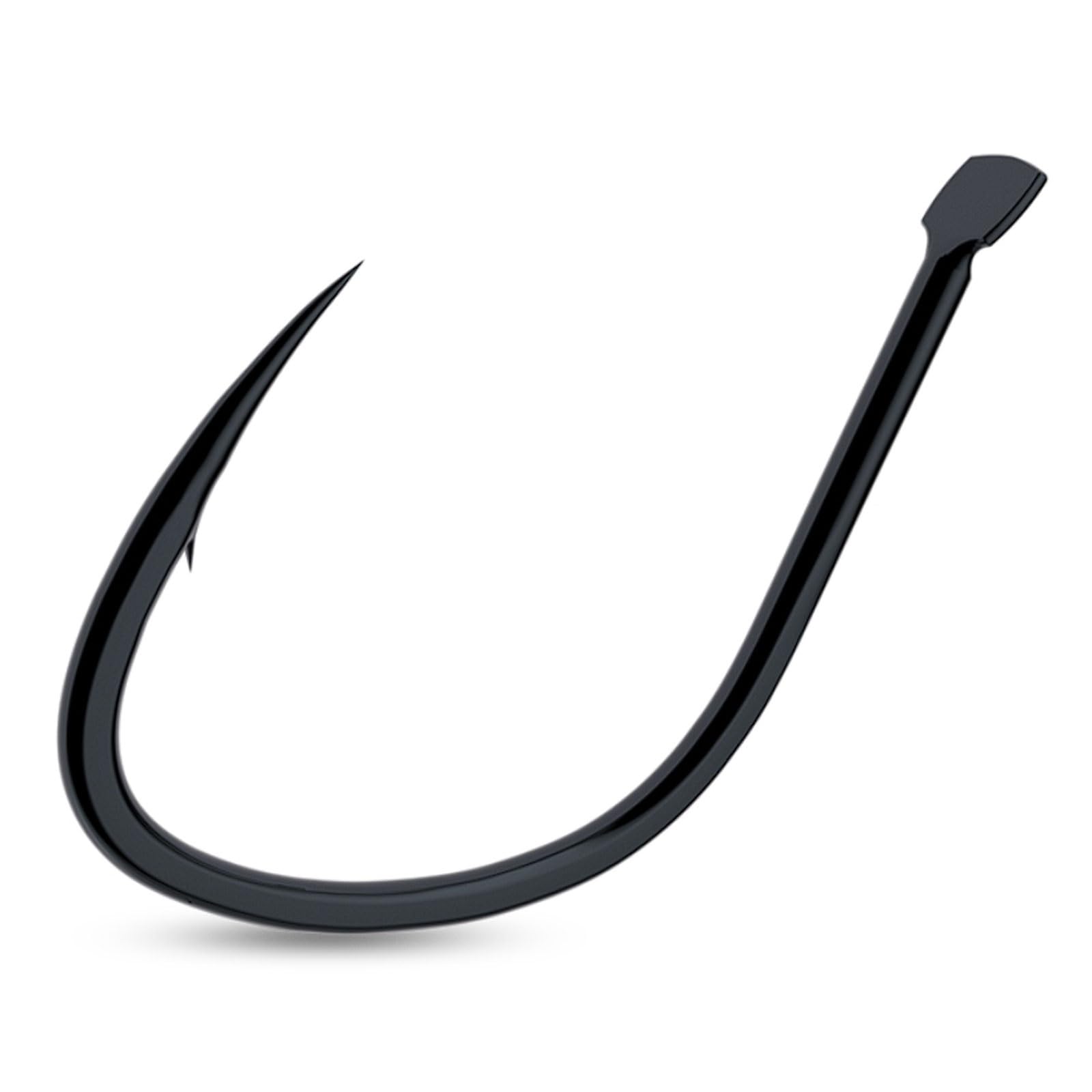 Carp Fishing Hooks, 100 Pieces, Short Hooks with Burr for Rocks and Sea, Super Sharp Design High Hardness 14#