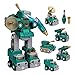 HYK Transformers Toys, KO Transformers véhicule militaire 5 en 1 transformé en une poupée robot, gros camion de déformation