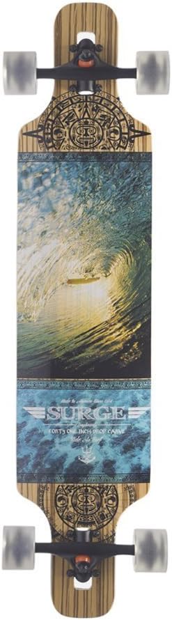 BACKFIRE Drop Through Longboard Black