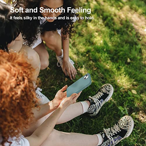 Surphy Magnetic Case Designed For Iphone 13 Case Compatible With Magsafe (6.1 Inch 2021 Release), Liquid Silicone Phone Case With Microfiber Lining (Cactus Green) #TOP5