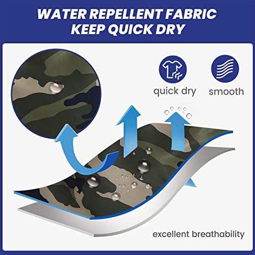 Maamgic Mens Slim Fit Quick Dry Swim Shorts Swim Trunks Mens Bathing Suits With Mesh Lining Camo #TOP1