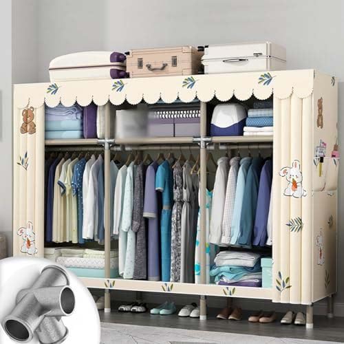 Armoire portable en tissu grand volume pour organiser le salon ou un studio étudiant