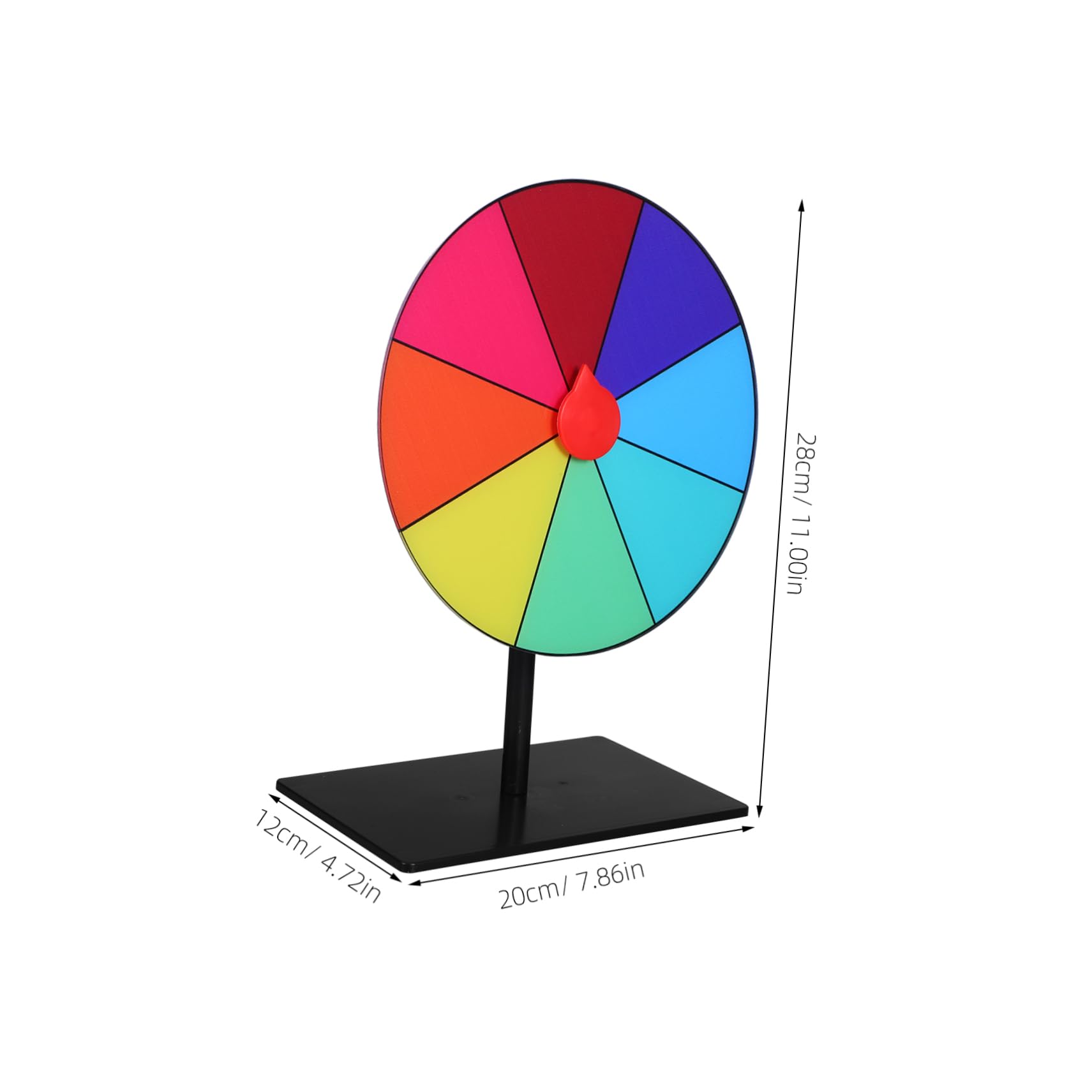 Unomor Teractive Dry Erase Game Wheel for Parties Spinning Wheel for Raffles Prizes and Fun Events