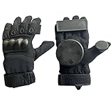 Glield Longboard Slide Gloves Spark Pucks and Two Gloves, for Downhill Longboarding Skateboarding Roller Skating Sliding CBST06 (a Set)