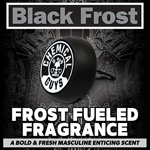 Image of Chemical Guys Black Frost Vent Clip Air Freshener, (Great for Cars, Trucks, SUVs, RVs, Home, Office, Dorm Room & More) - 3 Pack | Bold Black Frost scent vent clips refresh interiors while neutralizing odors, adjustable airflow, three pack