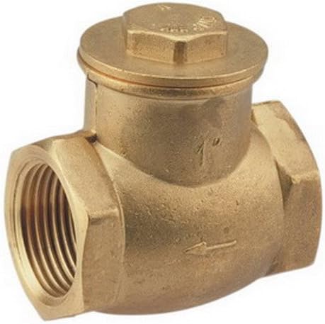 3inch NIBCO TI3 THREADED SWING CHECK VALVE 200# BRASS STRAIGHT