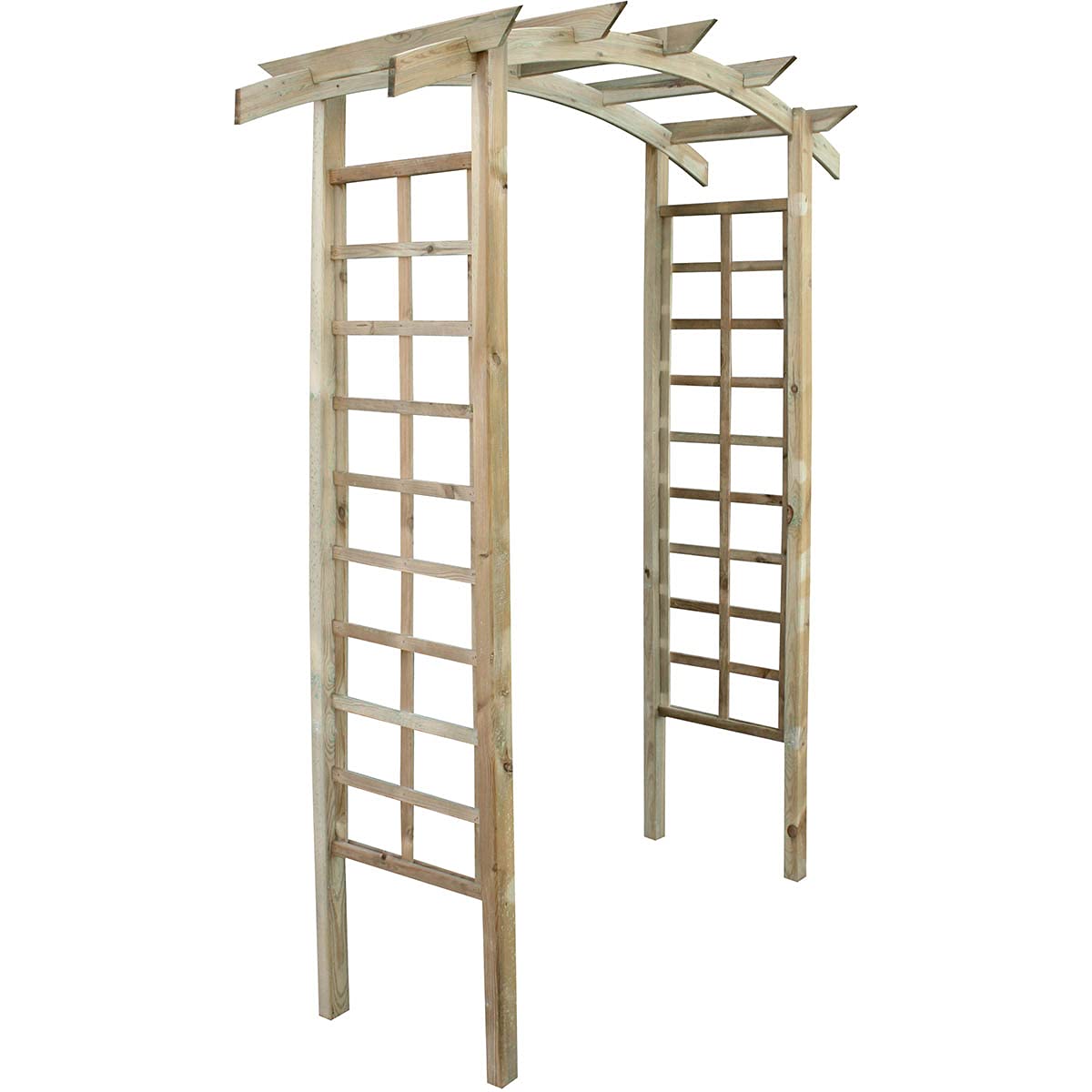 Pergola de Jardin arquée en Bois Luna - 160 x 70 x 222 cm 0 m² - Cerland