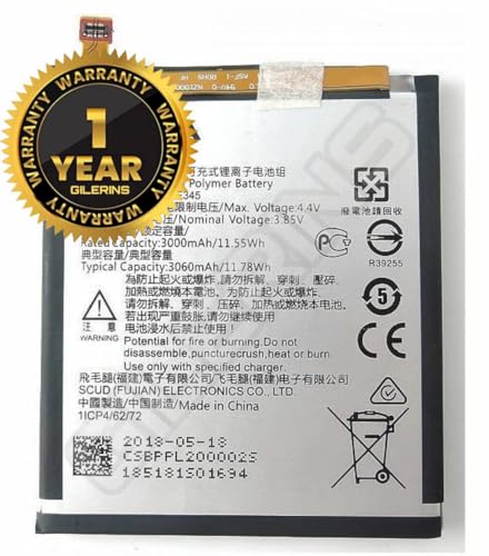 Image of Original HE345 Battery for Nokia 6 2nd Generation 2018 / TA-1016 / TA-1045 / TA-1068 Battery with 1 Year Warranty ****(SEPHY84)