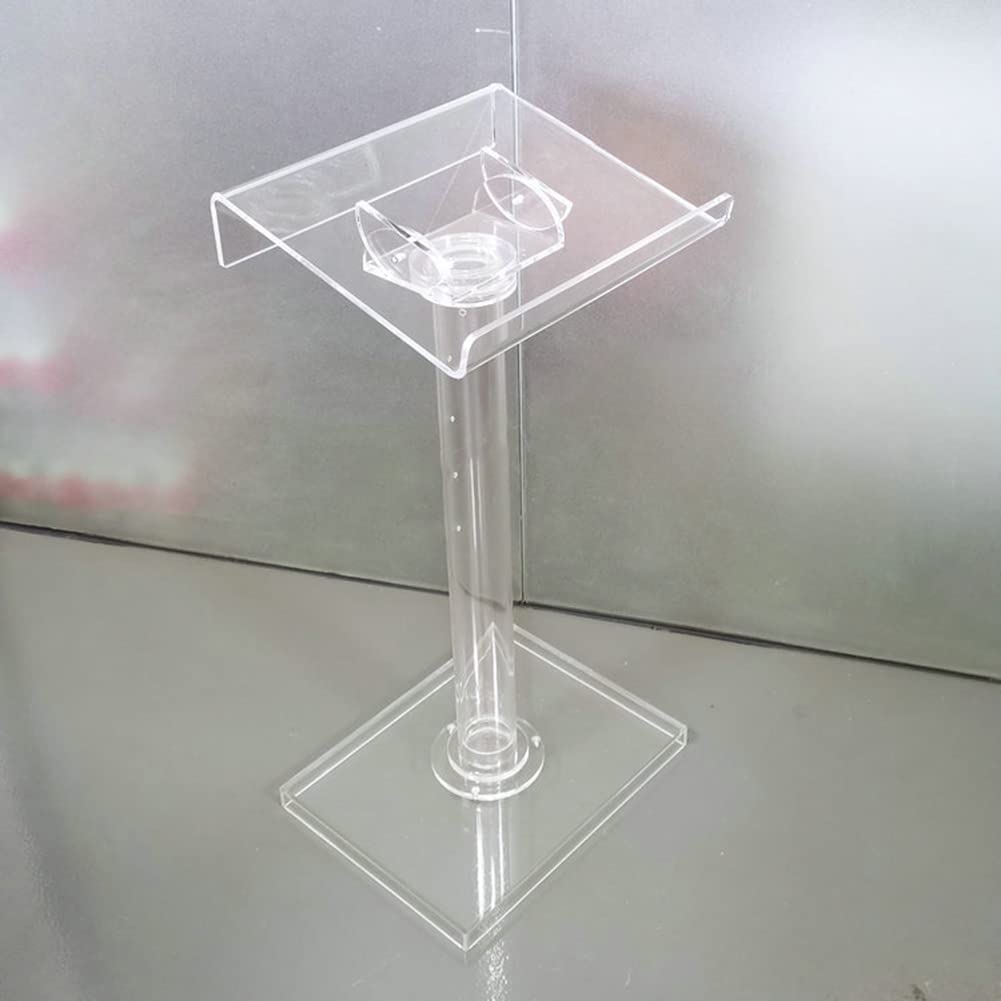 Buy Podium with Adjustable Reading Table, Clear Acrylic Podium, Lift
