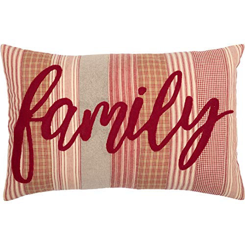 VHC Brands Sawyer Mill Red Motif Pillows 14×22 Family