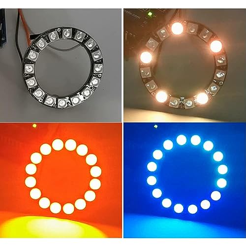 Anneau LED RVB WS2812 pour éclairage connecté et design intérieur - 6