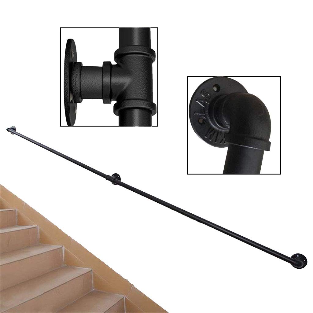 Main courante d'escalier antidérapante contre le mur pour éviter les chutes