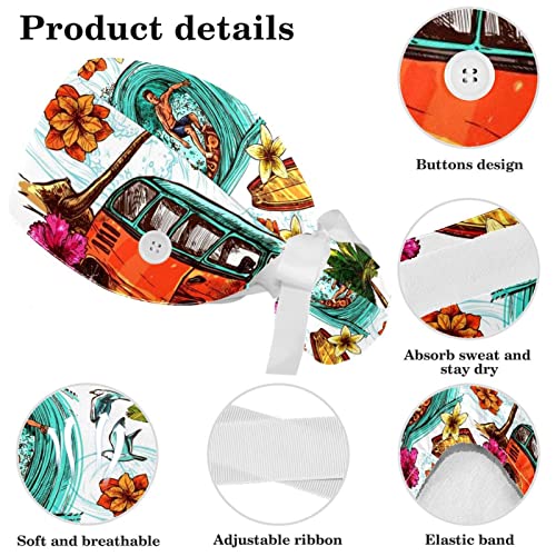 Bonnet de travail taille unique multicolore avec bandeau absorbant - 4