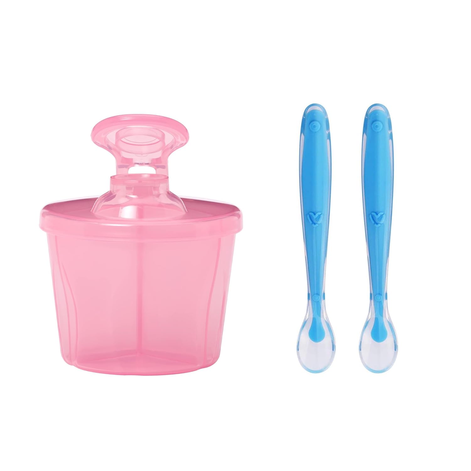 SAFE-O-KID BPA-Free Milk Powder Storage with Silicone Spoon – Airtight, Portable & Mess-Free Leak-Proof & Travel-Friendly (Assorted)