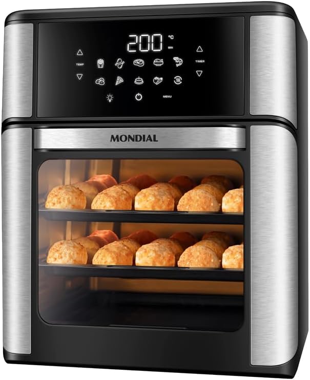 Review Completa da Air Fryer Oster OFRT520 3 MONDIAL Fritadeira Air Fryer Forno Oven 12L