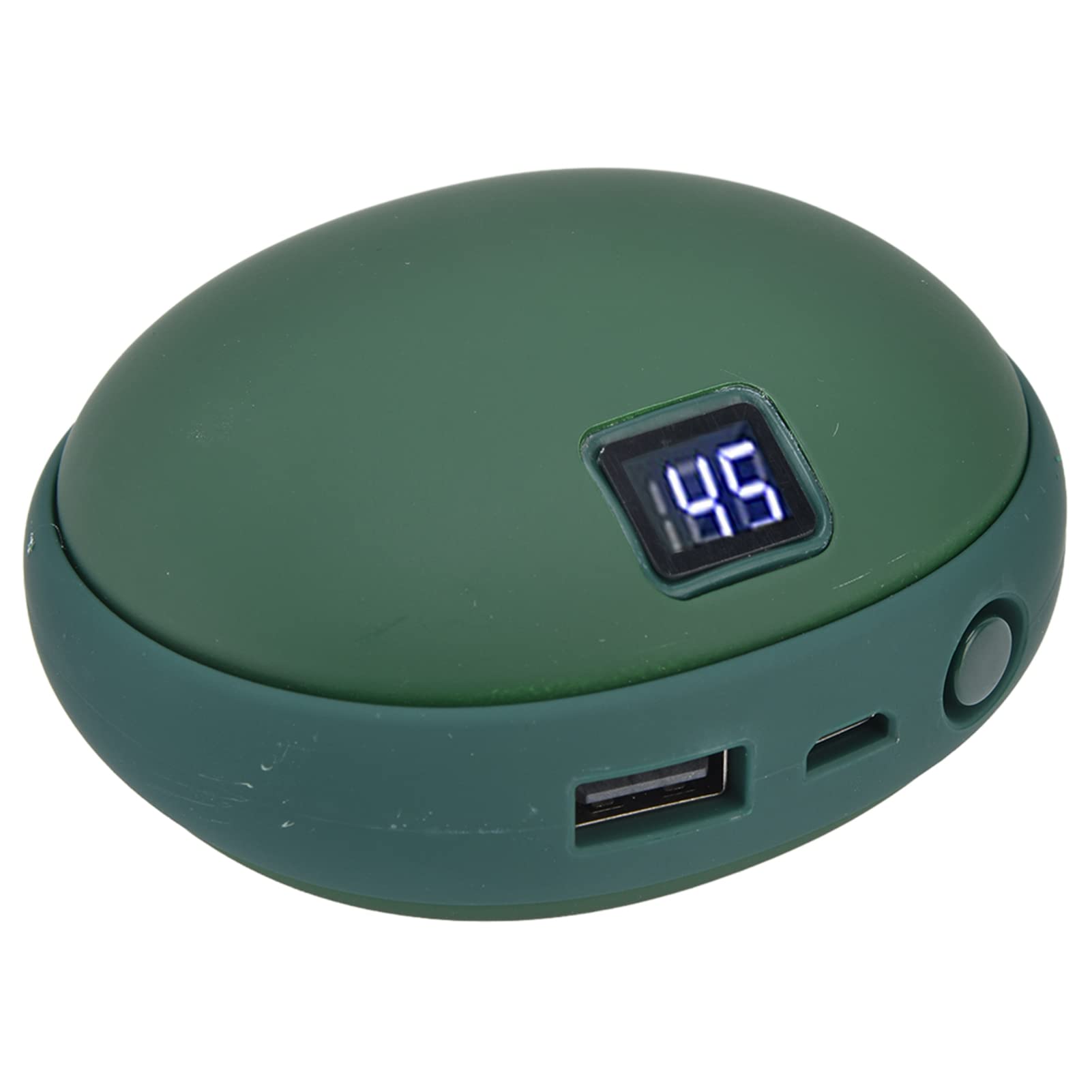 Ogrzewacze do rąk akumulator elektryczny poręczny ogrzewacz Usb akumulatorowy ogrzewacz do rąk 2 w 1 Mini ogrzewacz do rąk 10000 mah ogrzewacz do rąk zimowe narzędzia grzewcze(green)