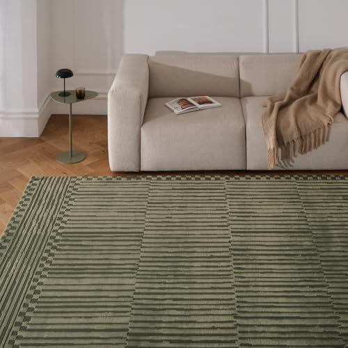 Tapete Revival Rugs 240x160 cm, poliéster reciclado verde miniatura 2