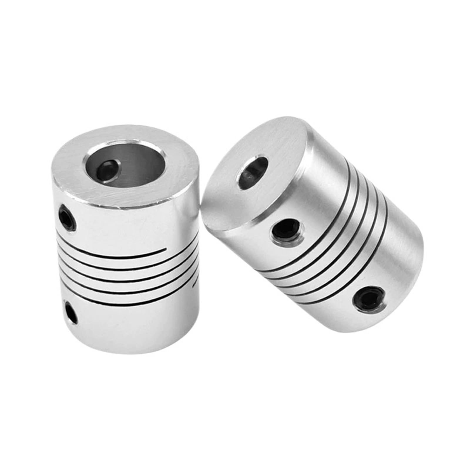 Giunto di serraggio elastico in lega di alluminio D19L25 for encoder motore, foro 3/4/5/6/6,35/7/8/10 mm(7-10)