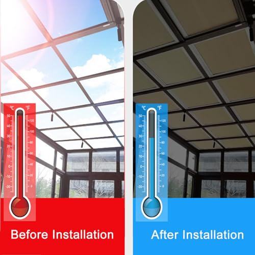 Store puits lumière isolation thermique manuel bloquant la chaleur - 6