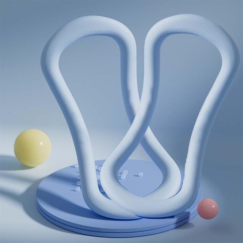 Anneau de pilates en TPE souple lot de 2 cercles de résistance pour musculation cuisses et bras à la maison