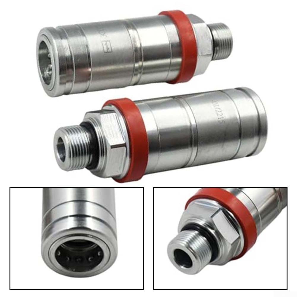 Accoppiatore rapido idraulico femmina per 1/2 pollice M22x1,5 per 6400 6410 6420 6800 6920 7230 per Massey per ferguson 390 393 394 698 sostituisce AL166181 AL200979