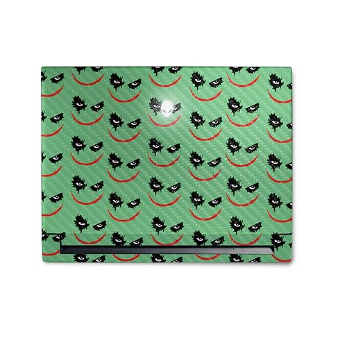 Image of MightySkins Carbon Fiber Skin Compatible With Alienware M18 R1 (2023) Full Wrap Kit - Why So Serious | Protective, Durable Textured Carbon Fiber Finish | Easy To Apply & Change Style | Made in the USA