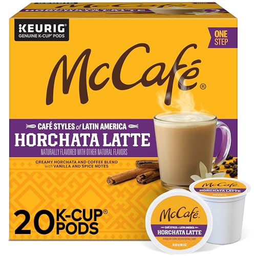 McCafe Cafe Styles of Latin America Horchata Latte, Keurig Single Serve K-Cup Coffee Pods, 20 Count (Pack of 1)
