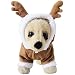 MIXMAX Pet Puppy Dog Christmas Clothes Reindeer Costume Outwear Coat Apparel Hoodie (Reindeer, Medium)