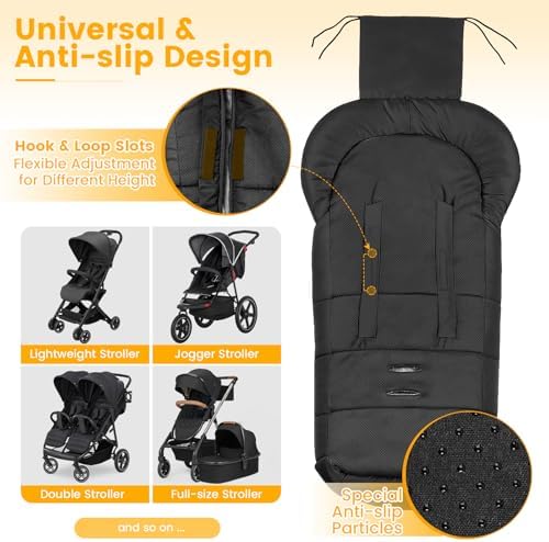 Orzbow Stroller Footmuff Universal, Weather-Proof Baby Bunting Bag, Warm - 4