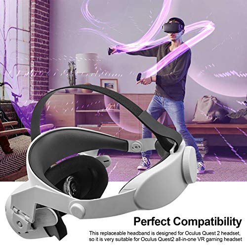 Haplws Head Pad für Headset Kopfdruck Kopfgurt Kompatibel mit Oculus Quest2 VR Reduzierung des Kopfdrucks - Image 7