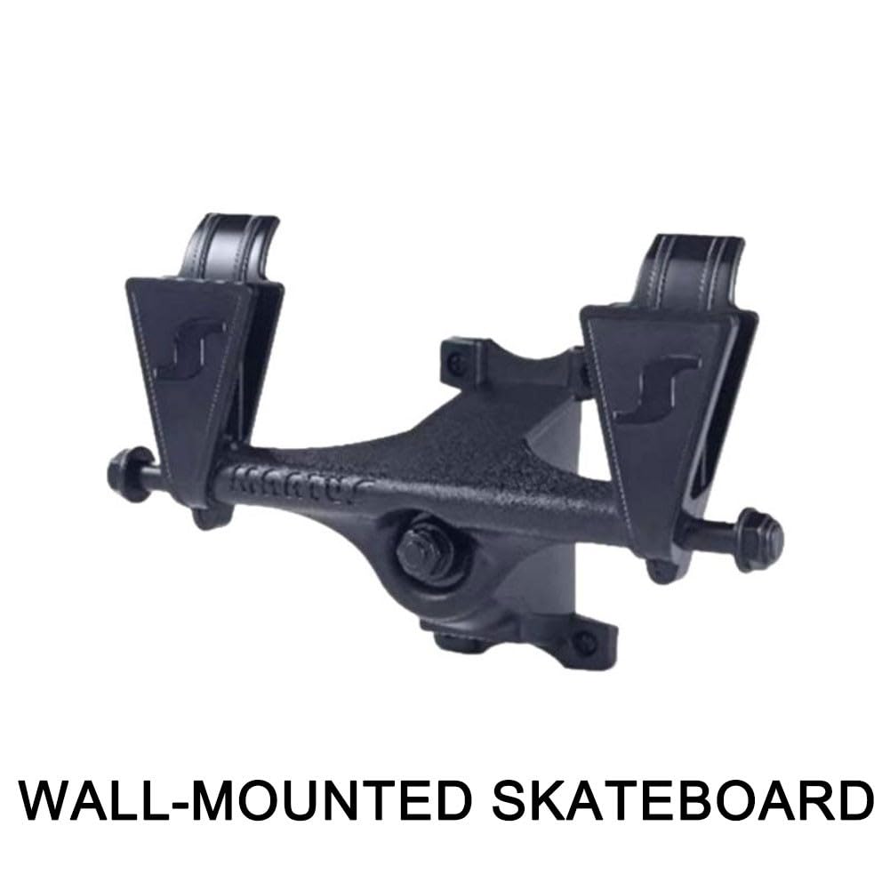 EasyByMall Estante de almacenamiento de pared para snowboard, soporte de tablero de esquí ABS para exhibición de garaje, organizador vertical que ahorra espacio