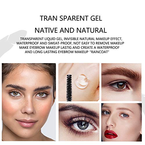 Clear Eyebrow Setting Gel,2Pcs Brow Fixed Gel,Waterproof Sweat-Proof Eyebrow Gel, Long Lasting, Brows Styling Repair Liquid For Makeup #TOP4