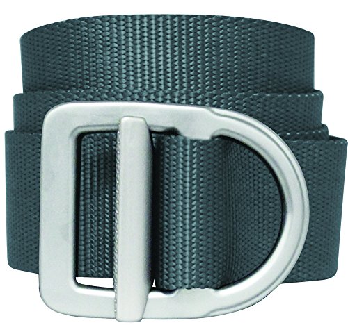 Bison Designs Delta Belt - by - Light Duty 38mm - USA Made - XL Cut to Fit, Graphite, up to 46