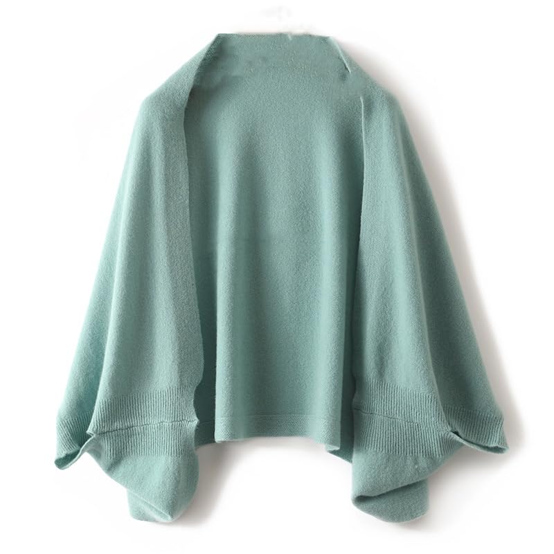 Poncho Donna,Scialli E Mantelle In Pashmina Di Lana Cardigan Aperti Sul Davanti Poncho Lavorato A Maglia Maglione Avvolgente Multiuso Elegante Sciarpa In Cashmere Morbido E Caldo Mantello