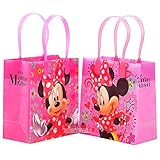 Disney Minnie Mouse Premium Quality Party Favor Goodie Small Gift Bags 12