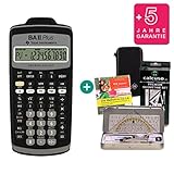 Texas Instruments Super Combo: TI-BA II Plus + Funda Protectora SafeCase + Kit de geometría + Garantía extendida 60 Meses