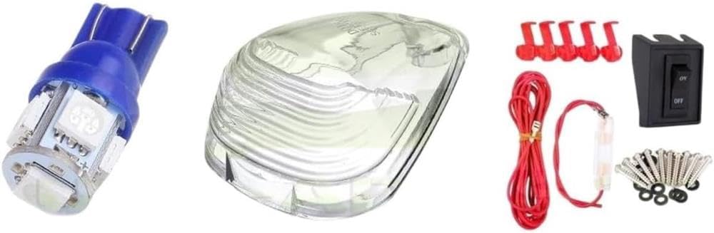 Clear Cab Roof Clearance Marker Lights LED Assembly Wiring Pack for Replacement ford OEM 5X 12V