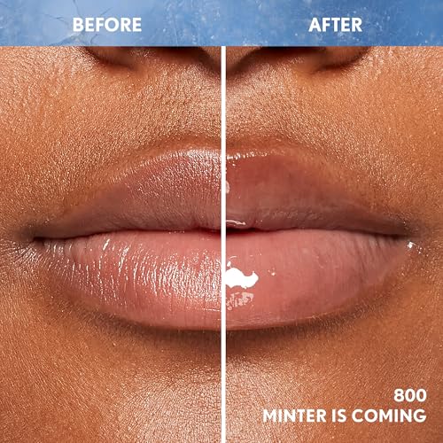 Covergirl Clean Fresh Yummy Gloss, 800 Minter Is Coming - Vegan Volumizing Minty Lip Plumper, 0.33oz