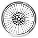 TOFR 21x3.5 16x3.5 Chrome Front Rear Wheels Rims Tubeless Fat King Spokes For Harley Heritage Softail,FLSTN Deluxe,FXSTD Deuce,FLSTSC Springer Classic,FLSTF Fat Boy,FXSTB Night Train,FXST Standard