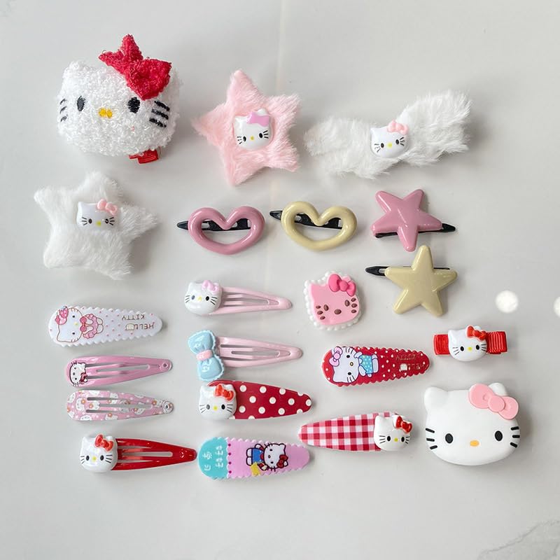 Amazon.co.jp: リボンヘアピンクリップ、ヘアアクセサリー Kawaii 